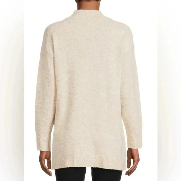 TIME & TRU Oversized Tunic Sweater, High-Low Hem - Picture 2 of 9